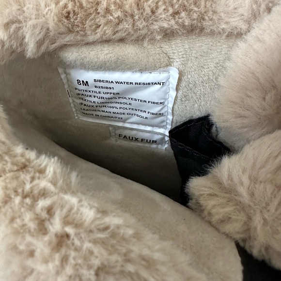 JBU Women's Siberia Waterproof Lace-Up Quilted Cold-Weather Boots Size 8M - Picture 14 of 16